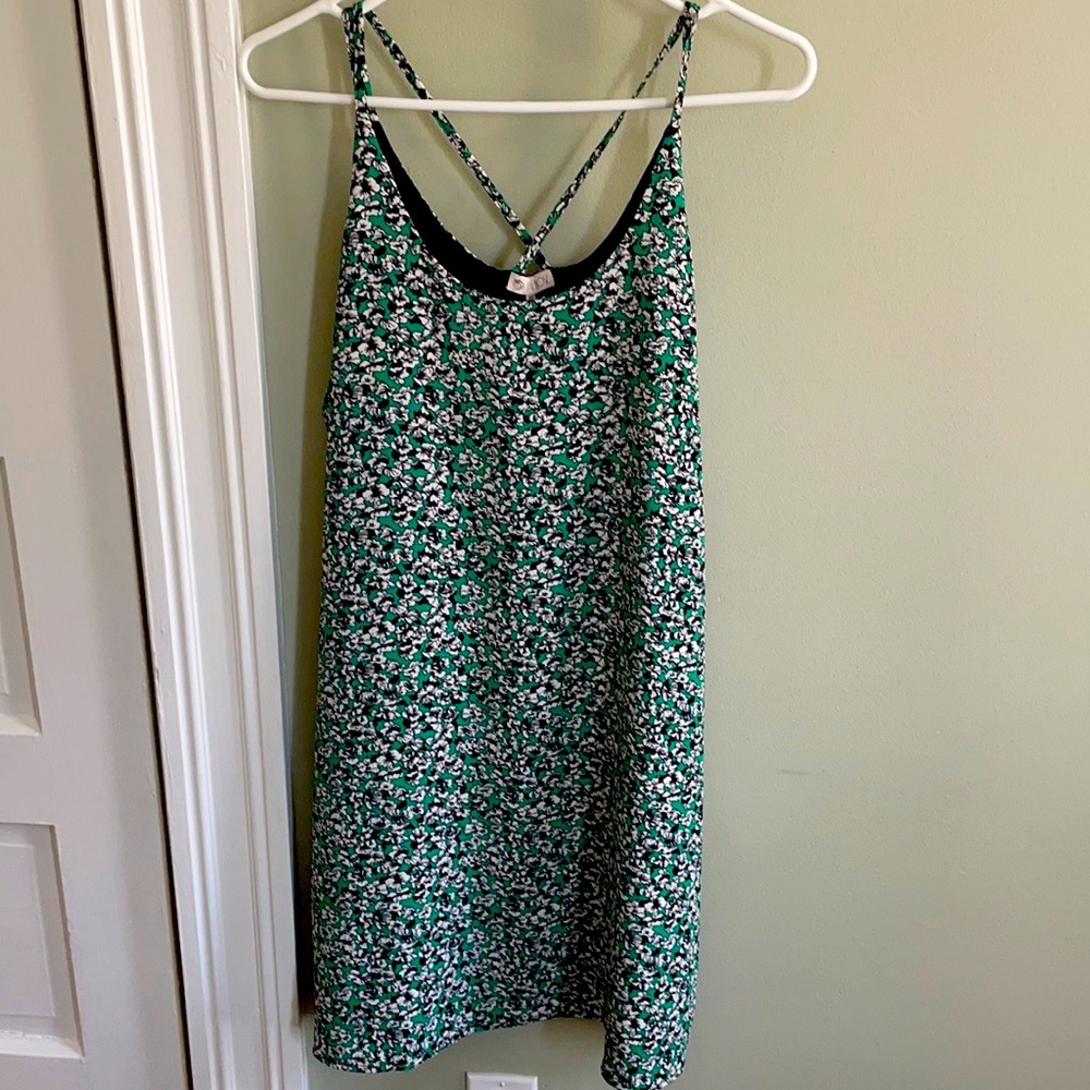 Eliane Rose floral print green dress.